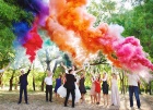 Цветной дым для свадьбы в Костроме